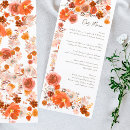 Search for floral wedding menus Pampas grass