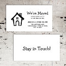 Search for change of address business cards We have moved