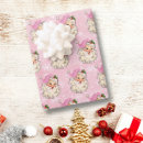 Search for santa wrapping paper Pink