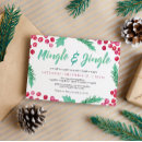 Search for plaid christmas invitations Gingham