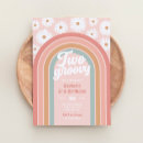 Search for two groovy party invitations Floral