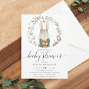 Search for rabbit baby shower invitations gender neutral
