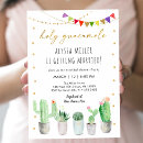Search for succulent bridal shower invitations Fiesta
