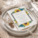 Search for rustic teal wedding invitations Fall