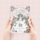 Search for alice in wonderland tea party invitations Don't be late