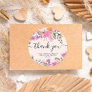 Search for round thank you stickers bridal shower