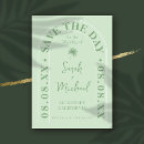 Search for mexico wedding save the dates Palm tree