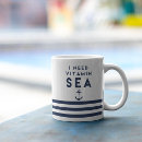 Search for blue and white striped mugs For her