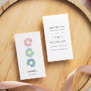 Search for donuts business cards Sweets