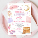 Search for pancakes and pajamas birthday invitations Slumber party