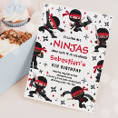 Search for ninja birthday invitations Karate birthday party