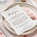 Search for table thank you cards Elegant