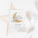 Search for gray baby shower invitations over the moon
