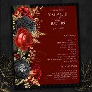 Search for red and gold wedding programs Gothic