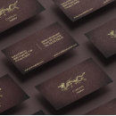 Search for dragon business cards gold