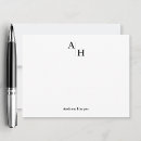 Search for letter note cards Monogrammed
