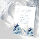 Search for winter wonderland sweet 16 invitations blue