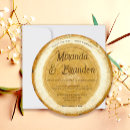 Search for wood slice wedding invitations Country