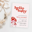 Search for red baby shower invitations cute