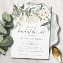 Search for emerald green bridal shower invitations Botanical