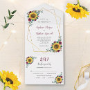 Search for sunflower invitations Modern