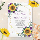 Search for purple sunflower weddings Rustic