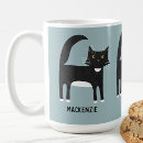 Search for black cat mugs cute
