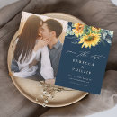 Search for sunflower wedding save the dates Greenery