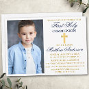 Search for photo first communion invitations Cross