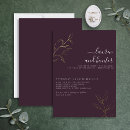 Search for purple and gold wedding invitations Simple