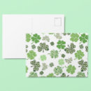 Search for shamrock postcards Green
