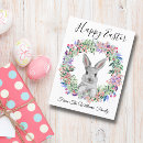 Search for happy easter spring floral postcards elegant