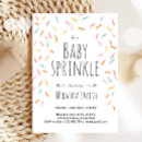 Search for confetti baby sprinkle invitations Gender neutral