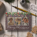 Search for string lights christmas cards rustic