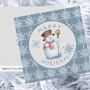 Search for funny snowman christmas cards Blue