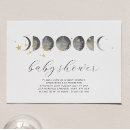 Search for moon and stars baby shower invitations Neutral