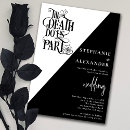 Search for till death do us part wedding invitations Spooky