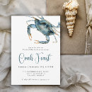 Search for crab feast invitations Nautical