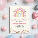 Search for rainbow birthday invitations Wildflower