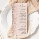 Search for pink and gold menus Glam
