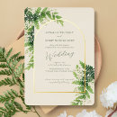 Search for fern wedding invitations Woodland