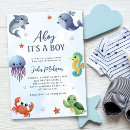 Search for whale baby boy shower invitations Starfish
