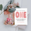 Search for 1st birthday thank you postcards Modern