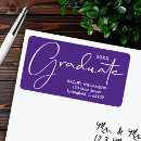 Search for purple return address labels High school