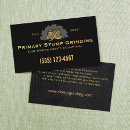Search for stump removal business cards Tree service