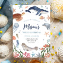 Search for nautical birthday invitations Oneder the sea