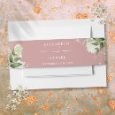Search for floral wedding invitation belly bands modern