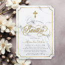 Search for bautizo in spanish invitations Gold cross