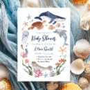 Search for nautical baby shower invitations Under the sea