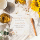 Search for a little honey is on the way baby shower invitations Bee babee shower